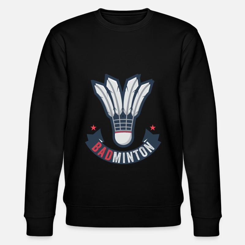 badminton - Stanley/Stella CHANGER Unisex Organic Sweatshirt - black