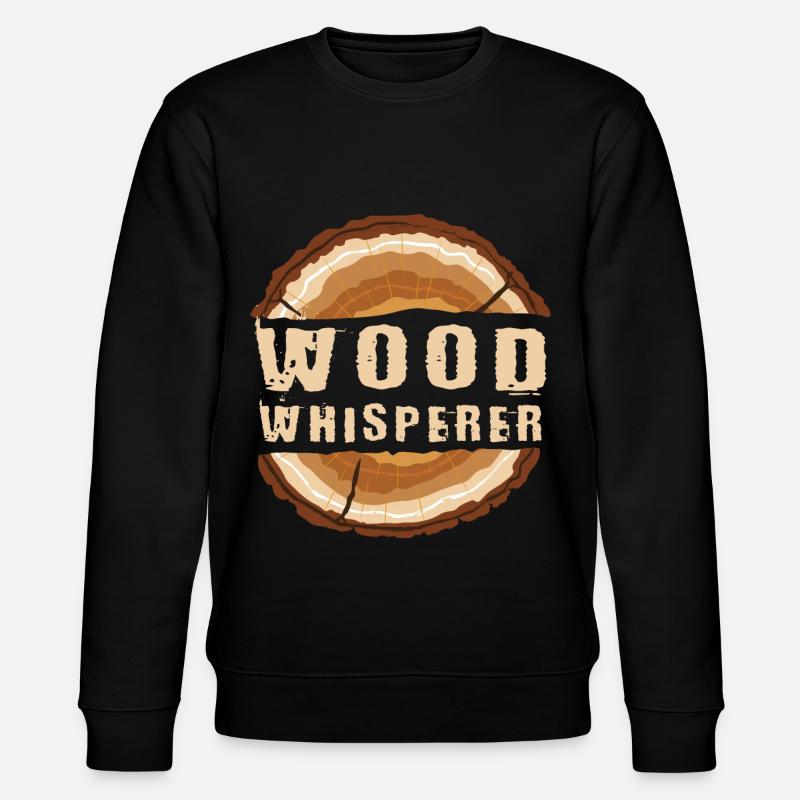 Holz Flüsterer - Stanley/Stella Unisex Bio-Sweatshirt CHANGER  - Schwarz