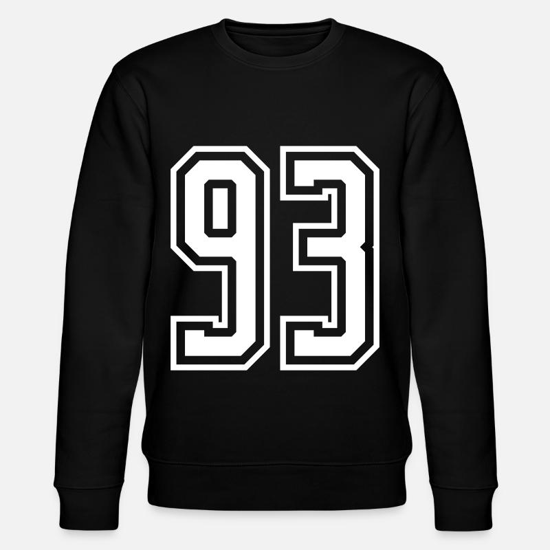 93 Numéro de numéro - Sweat bio CHANGER Stanley/Stella Unisexe - noir