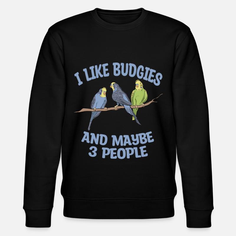 Perruche ondulée - Sweat bio CHANGER Stanley/Stella Unisexe - noir