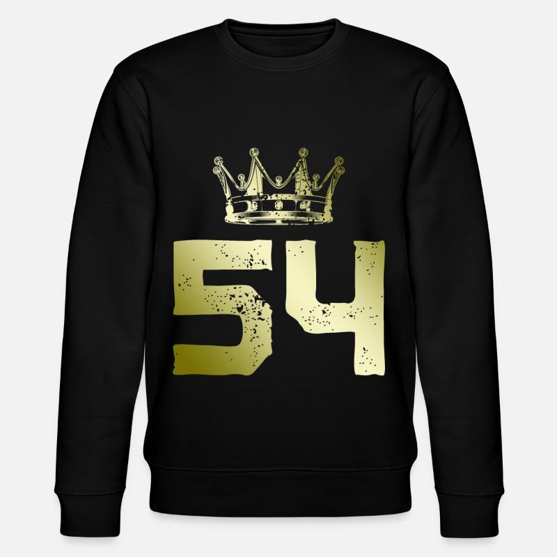 54 Couronne de numéros - Sweat bio CHANGER Stanley/Stella Unisexe - noir