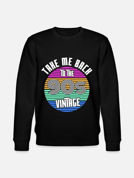 Born in the 90s - Stanley/Stella CHANGER Unisex Organic Sweatshirt - black