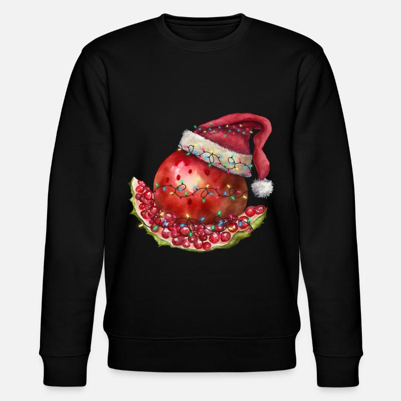Christmas Granatapfel - Stanley/Stella Unisex Bio-Sweatshirt CHANGER  - Schwarz