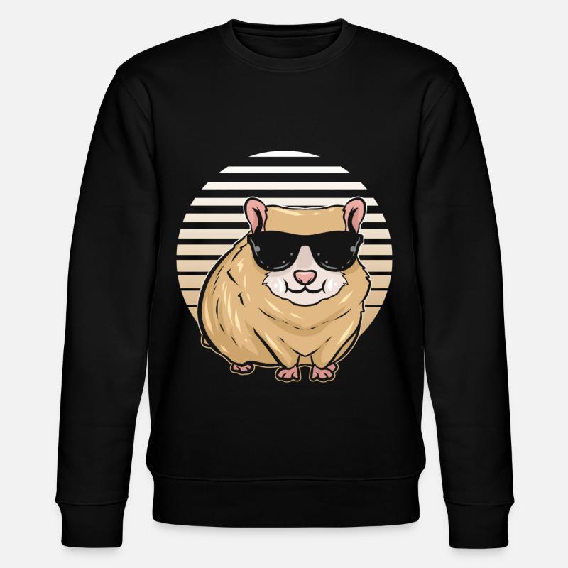 Hamster - Stanley/Stella Unisex Bio-Sweatshirt CHANGER  - Schwarz