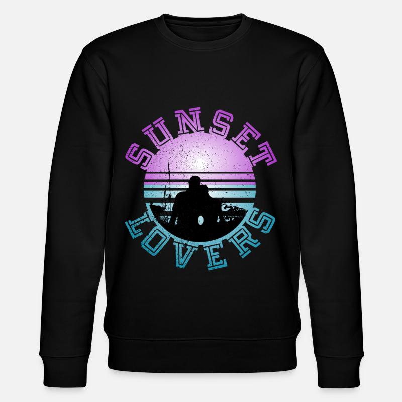 Coucher de soleil 4 - Sweat bio CHANGER Stanley/Stella Unisexe - noir