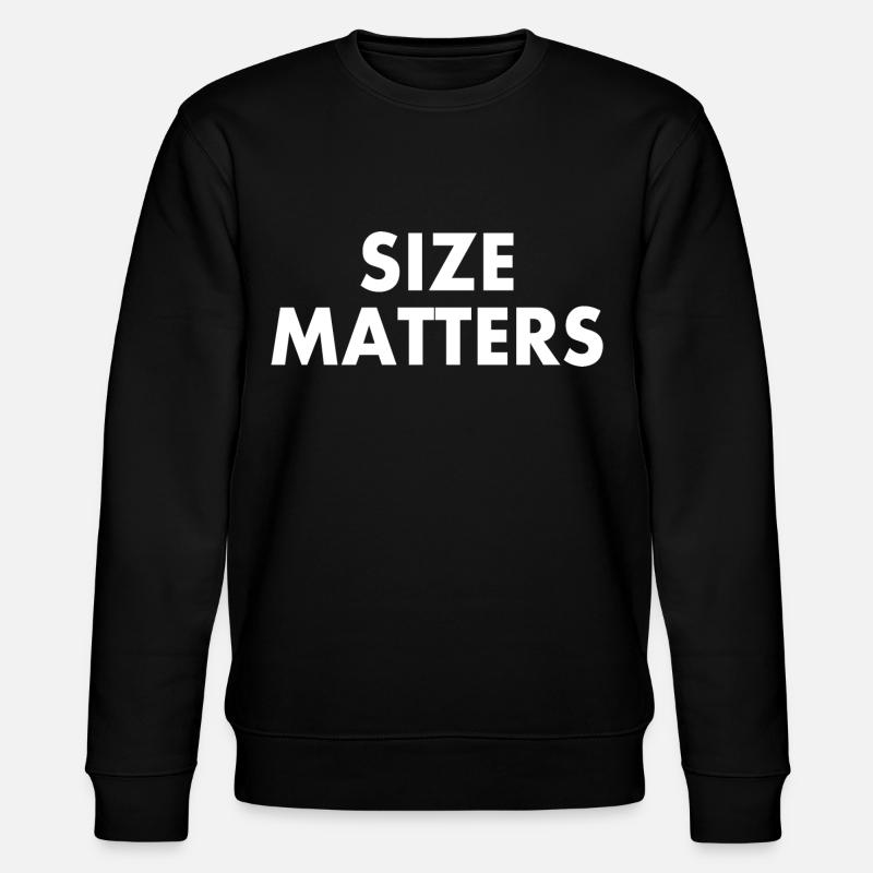 Size matters - Sweat bio CHANGER Stanley/Stella Unisexe - noir