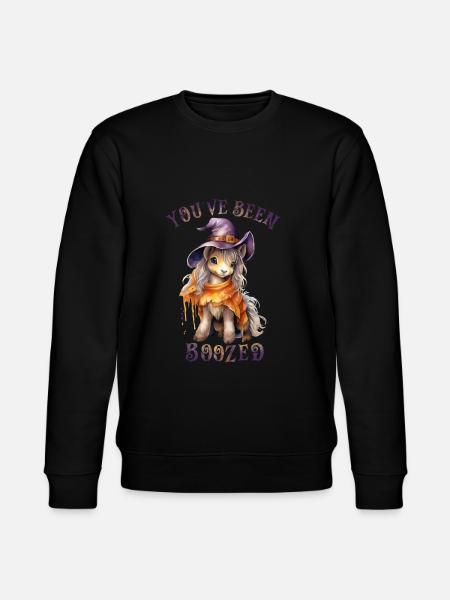 Halloween Pumpkin Horror - Stanley/Stella CHANGER Unisex Organic Sweatshirt - black