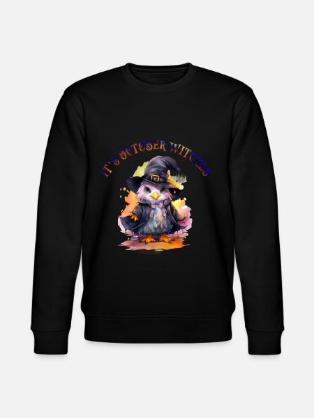 Halloween Pumpkin Horror - Stanley/Stella CHANGER Unisex Organic Sweatshirt - black