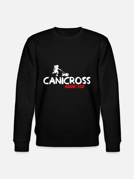 Canicross Addicted - Stanley/Stella Unisex Bio-Sweatshirt CHANGER  - Schwarz
