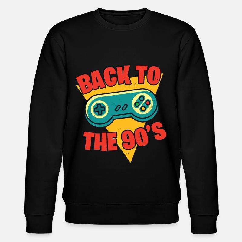 90s 90 - Sweat bio CHANGER Stanley/Stella Unisexe - noir