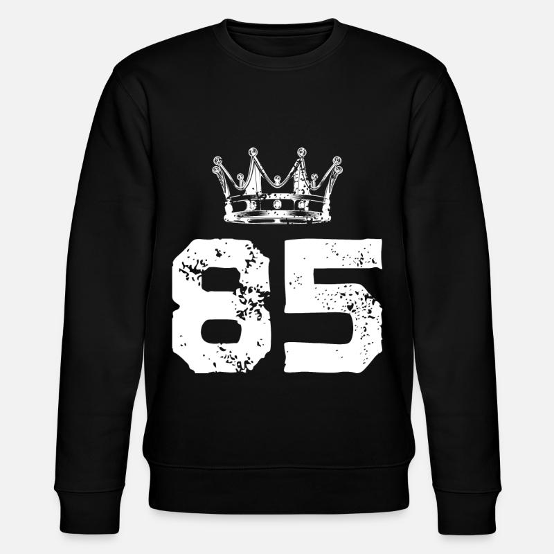 85 Couronne numérique - Sweat bio CHANGER Stanley/Stella Unisexe - noir