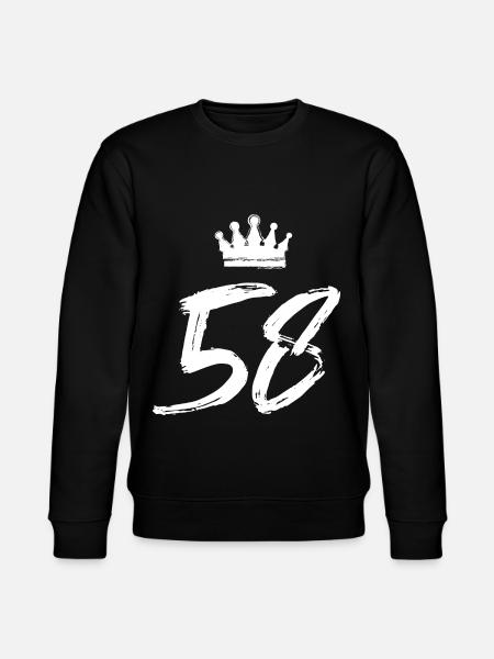 58 Couronne numérique - Sweat bio CHANGER Stanley/Stella Unisexe - noir