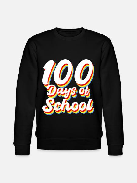100 days of school gift - Stanley/Stella CHANGER Unisex Organic Sweatshirt - black