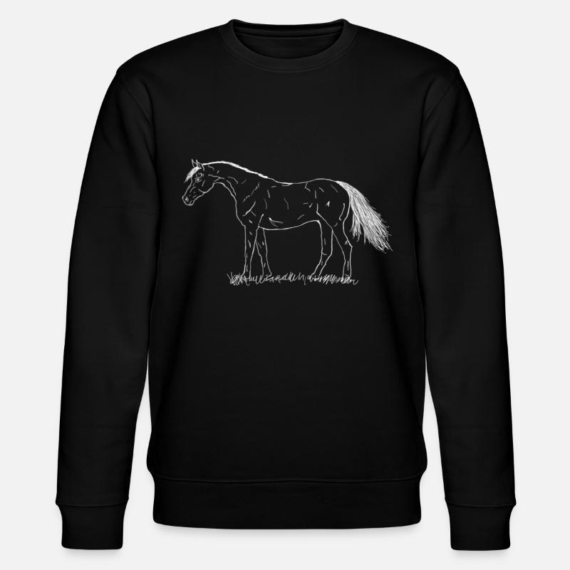 Cheval - Sweat bio CHANGER Stanley/Stella Unisexe - noir