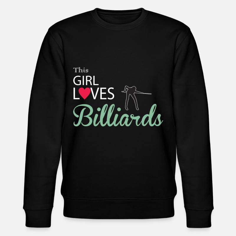 Billiard - Stanley/Stella Unisex Bio-Sweatshirt CHANGER  - Schwarz