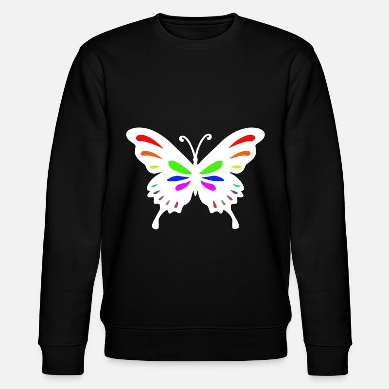 butterfly butterfly - Stanley/Stella CHANGER Unisex Organic Sweatshirt - black