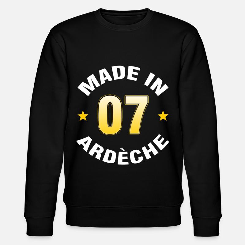 Ardèche - Sweat bio CHANGER Stanley/Stella Unisexe - noir