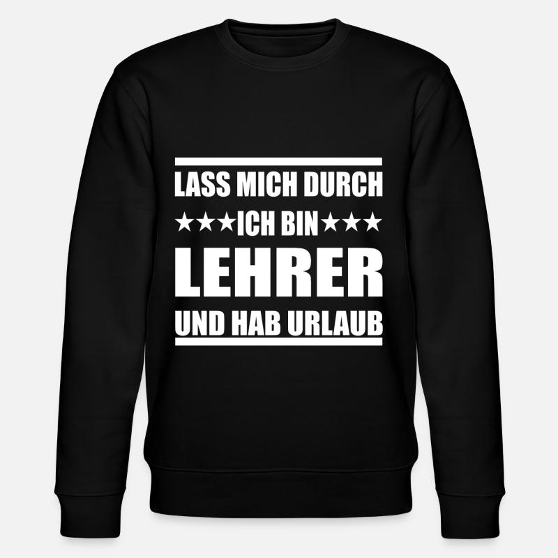 Lehrer - Stanley/Stella Unisex Bio-Sweatshirt CHANGER  - Schwarz