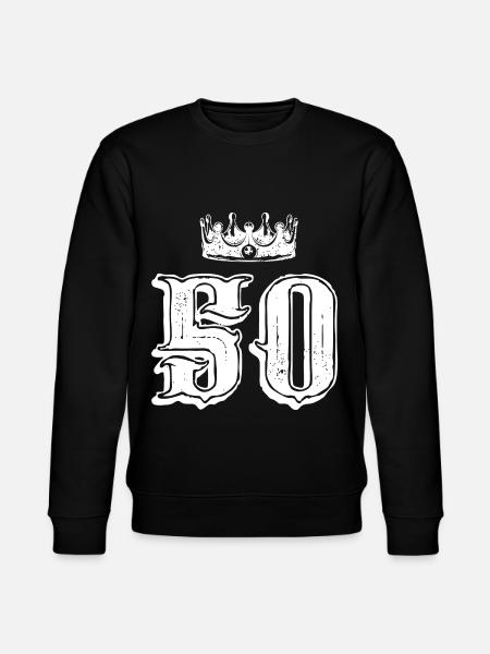 Couronne de 50 numéros - Sweat bio CHANGER Stanley/Stella Unisexe - noir