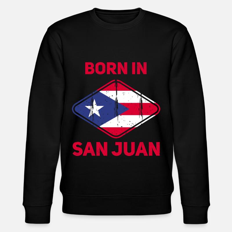San Juan - Stanley/Stella Unisex Bio-Sweatshirt CHANGER  - Schwarz