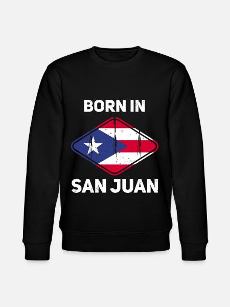 Puerto Rico - Stanley/Stella CHANGER Unisex Organic Sweatshirt - black