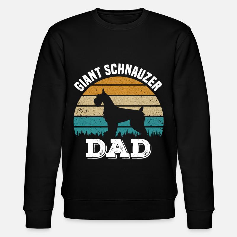 Schnauzer Hunderasse - Stanley/Stella Unisex Bio-Sweatshirt CHANGER  - Schwarz