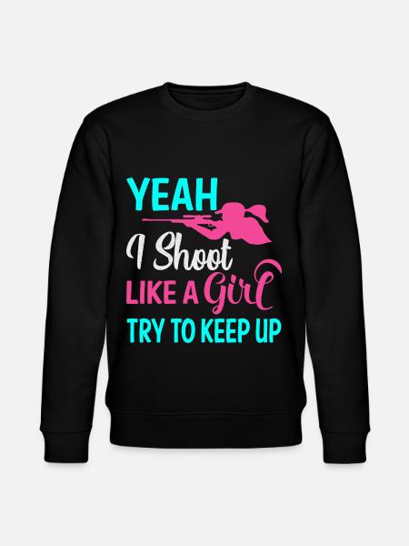 Shooting Girl - Stanley/Stella CHANGER Unisex Organic Sweatshirt - black