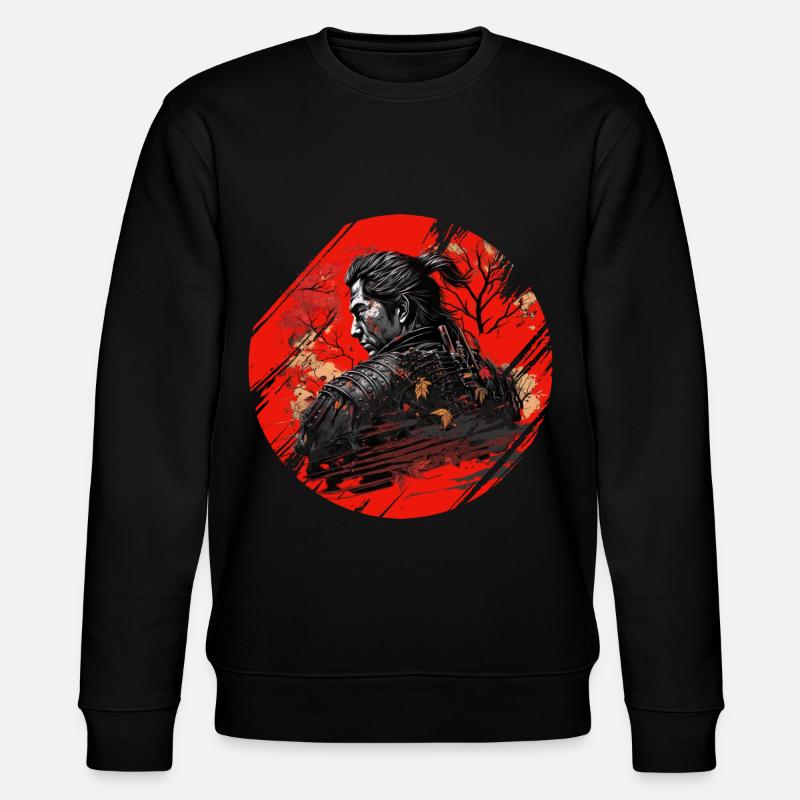 Samurai Japan Kultur - Stanley/Stella Unisex Bio-Sweatshirt CHANGER  - Schwarz