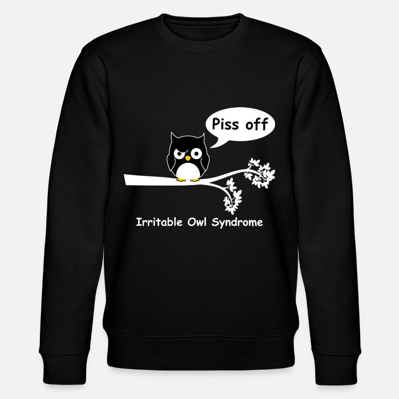 Irritable owl syndrome 2 - Sweat bio CHANGER Stanley/Stella Unisexe - noir