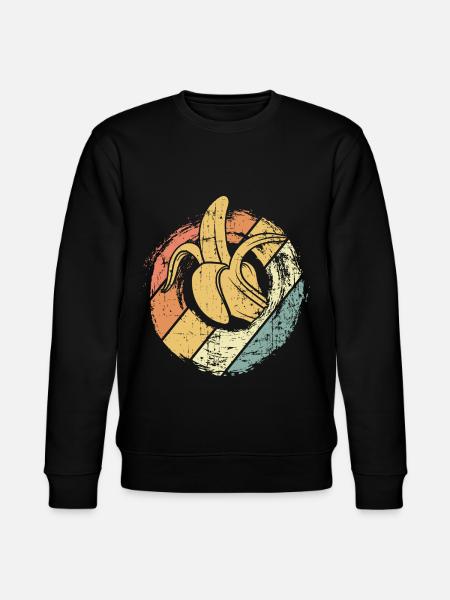banana - Stanley/Stella CHANGER Unisex Organic Sweatshirt - black