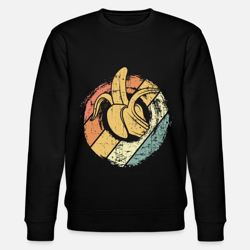 Banane - Sweat bio CHANGER Stanley/Stella Unisexe - noir