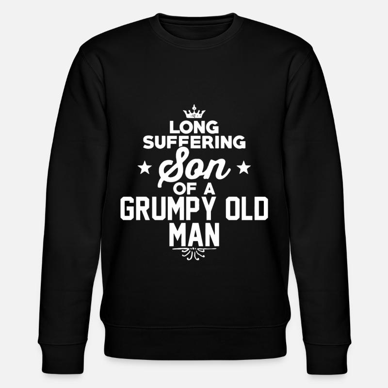 grumpy old man - Stanley/Stella Unisex Bio-Sweatshirt CHANGER  - Schwarz
