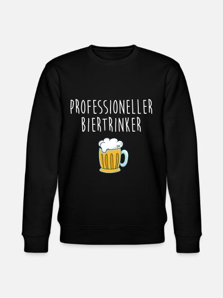 Professioneller Biertrinker - Stanley/Stella Unisex Bio-Sweatshirt CHANGER - Schwarz