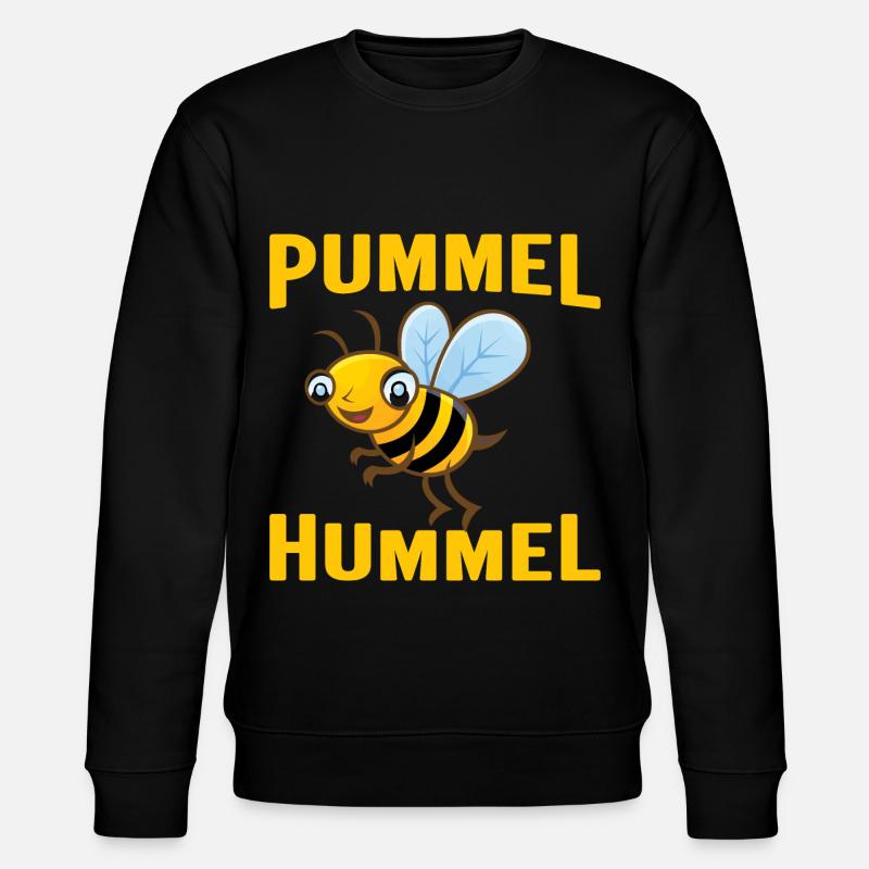 Pummel Hummel - Stanley/Stella Unisex Bio-Sweatshirt CHANGER - Schwarz