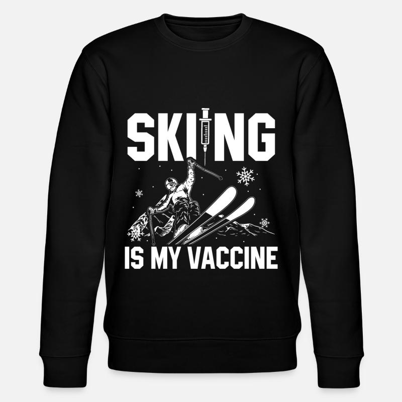 Ski - Stanley/Stella Unisex Bio-Sweatshirt CHANGER  - Schwarz