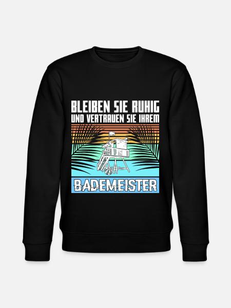 bademeister - Stanley/Stella Unisex Bio-Sweatshirt CHANGER - Schwarz