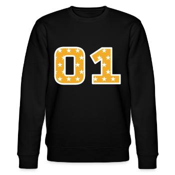 Team - 01 - Stanley/Stella CHANGER Unisex Organic Sweatshirt - black - Front - Nik (191cm) & Marisol (170cm)