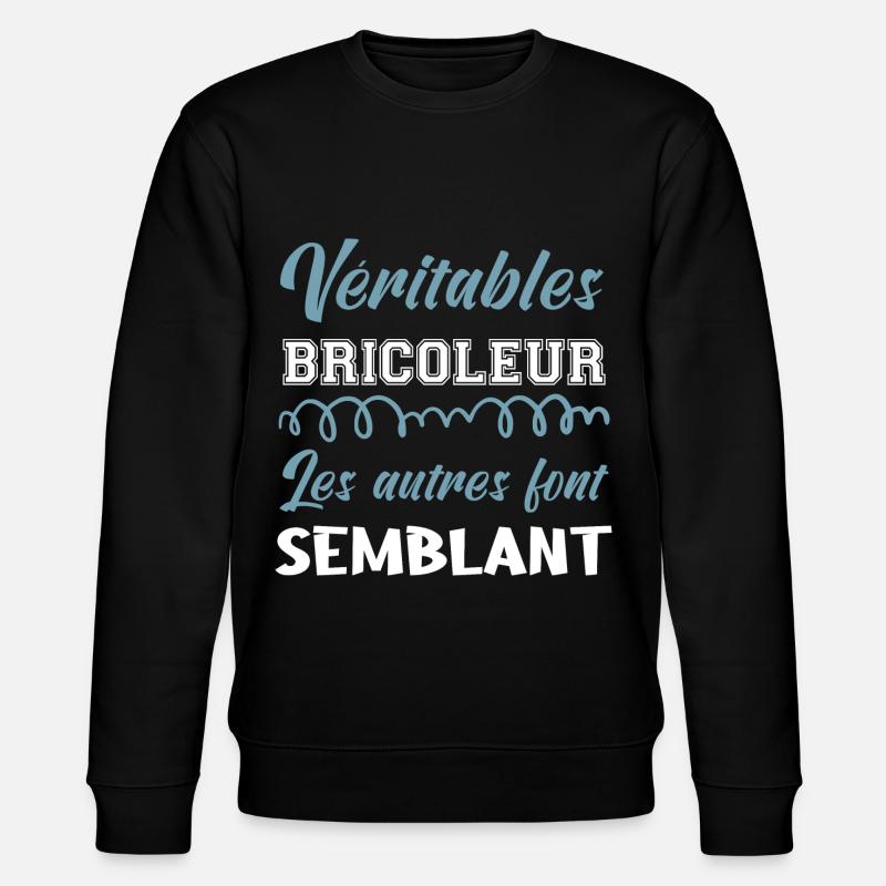 Véritable bricoleur niveau - Sweat bio CHANGER Stanley/Stella Unisexe - noir
