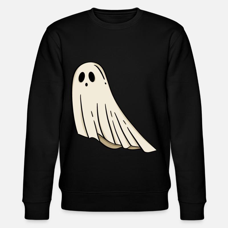 Geist Halloween - Stanley/Stella Unisex Bio-Sweatshirt CHANGER  - Schwarz
