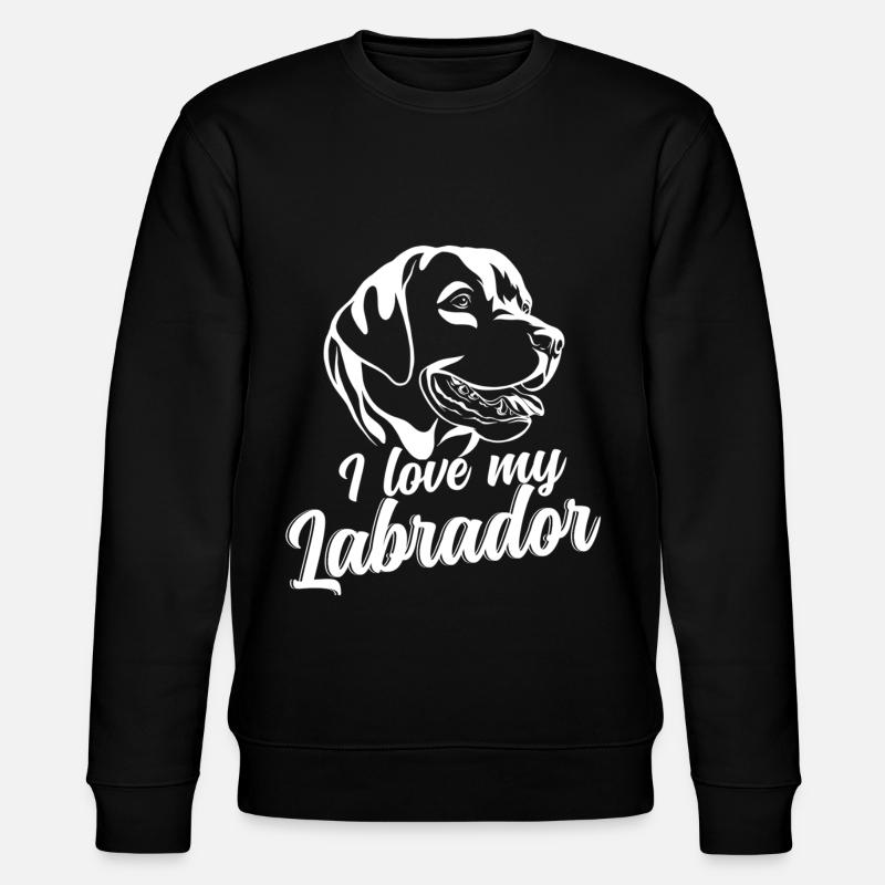 Chien labrador - Sweat bio CHANGER Stanley/Stella Unisexe - noir