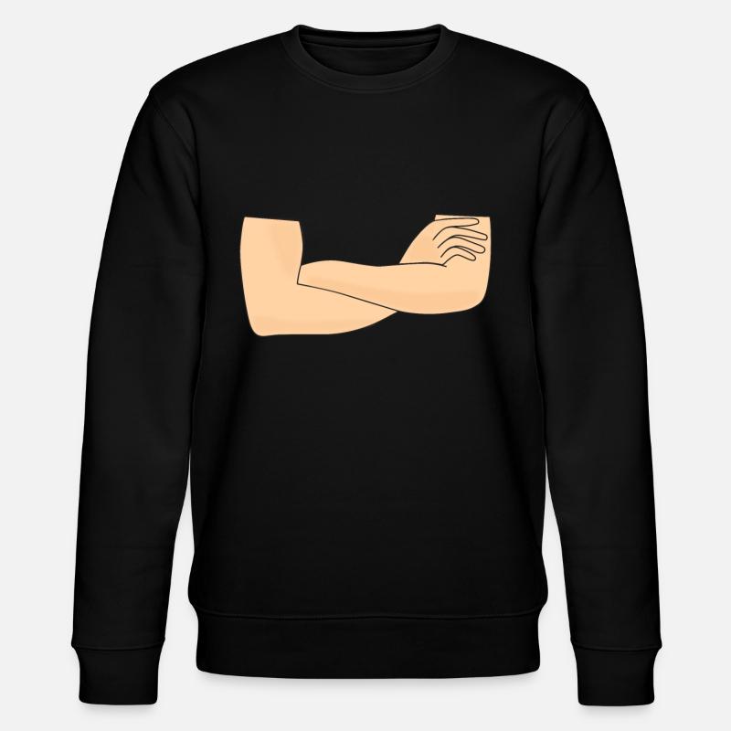 Bras croisés - Sweat bio CHANGER Stanley/Stella Unisexe - noir