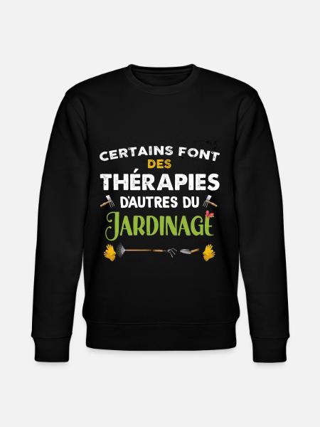 Jardinage, jardinier humour - Sweat bio CHANGER Stanley/Stella Unisexe - noir