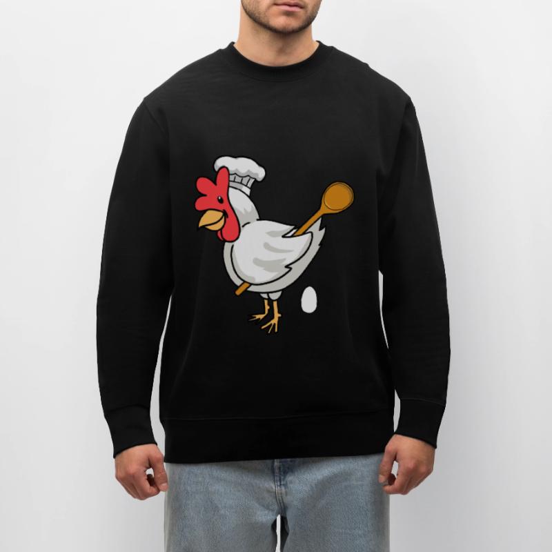 Baker Chicken Egg Cooking Spoon Bakery Egg Bake Cook Stanley/Stella CHANGER Unisex Organic Sweatshirt