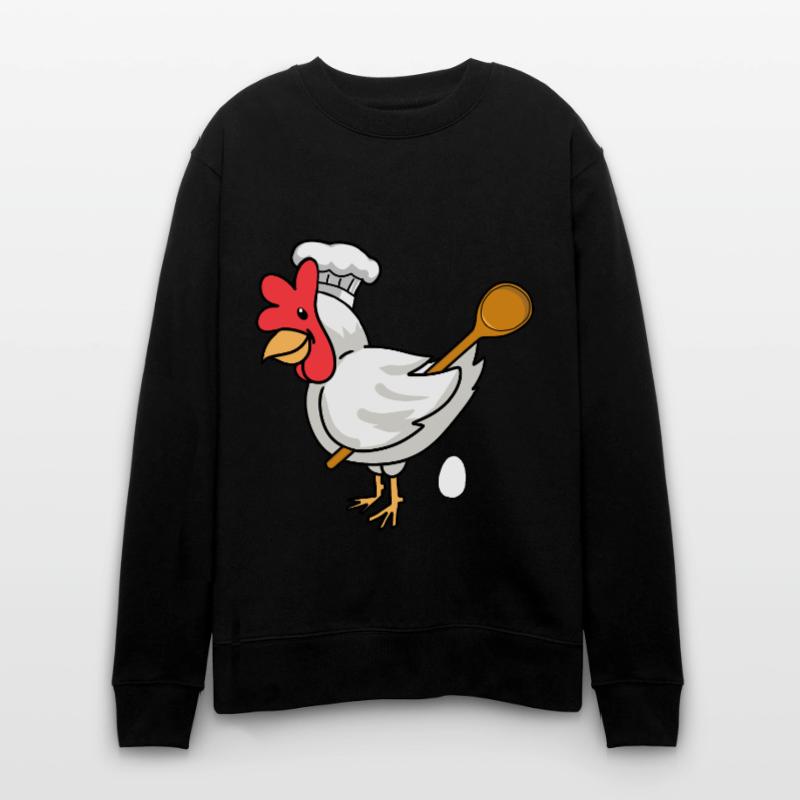 Baker Chicken Egg Cooking Spoon Bakery Egg Bake Cook Stanley/Stella CHANGER Unisex Organic Sweatshirt
