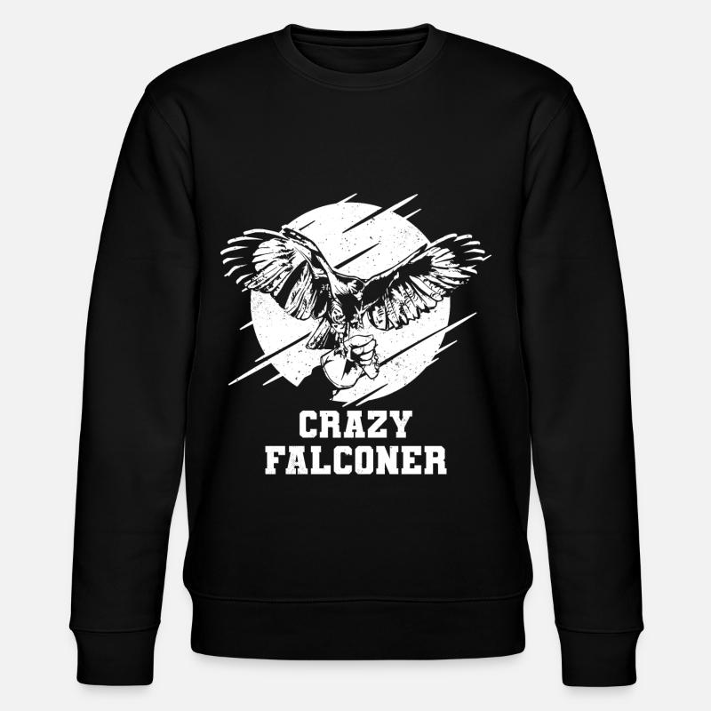 Falknern - Stanley/Stella Unisex Bio-Sweatshirt CHANGER  - Schwarz