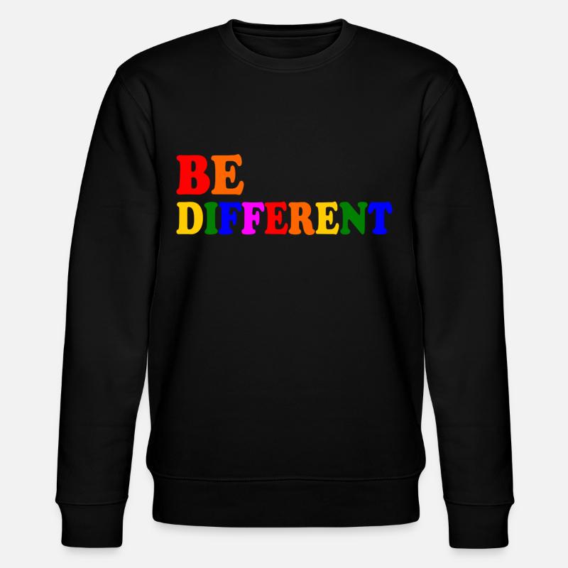 Be different - Stanley/Stella CHANGER Unisex Organic Sweatshirt - black