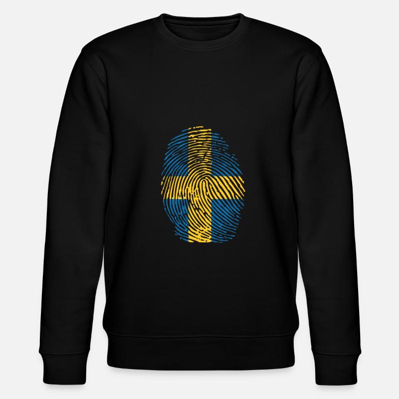 Schweden - Stanley/Stella Unisex Bio-Sweatshirt CHANGER - Schwarz