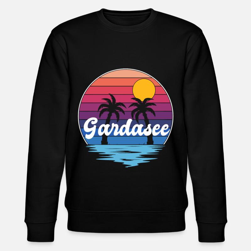 Lac de Garde vacanciers Gardasee - Sweat bio CHANGER Stanley/Stella Unisexe - noir
