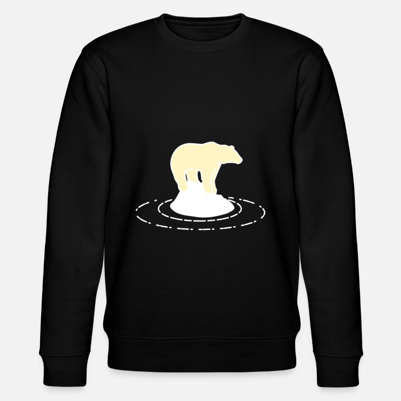 Polar Bear - Sweat bio CHANGER Stanley/Stella Unisexe - noir