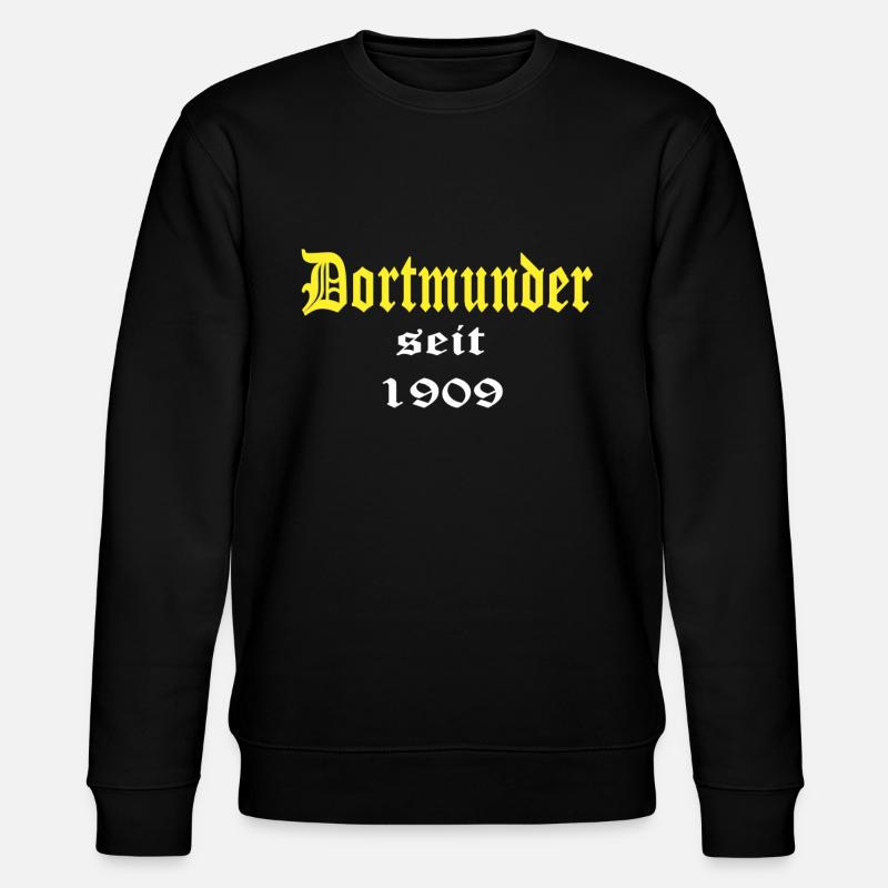 Dortmund Fussball Design - Stanley/Stella Unisex Bio-Sweatshirt CHANGER  - Schwarz
